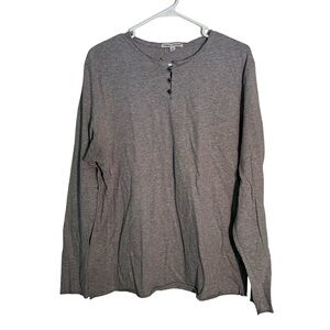 Threads 4 Thought Charcoal Long Sleeve Henley